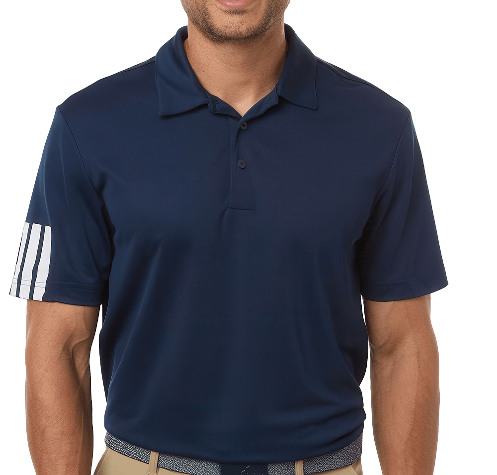 Adidas 3-Stripes Climacool Recycled Performance Polo - Printed-default