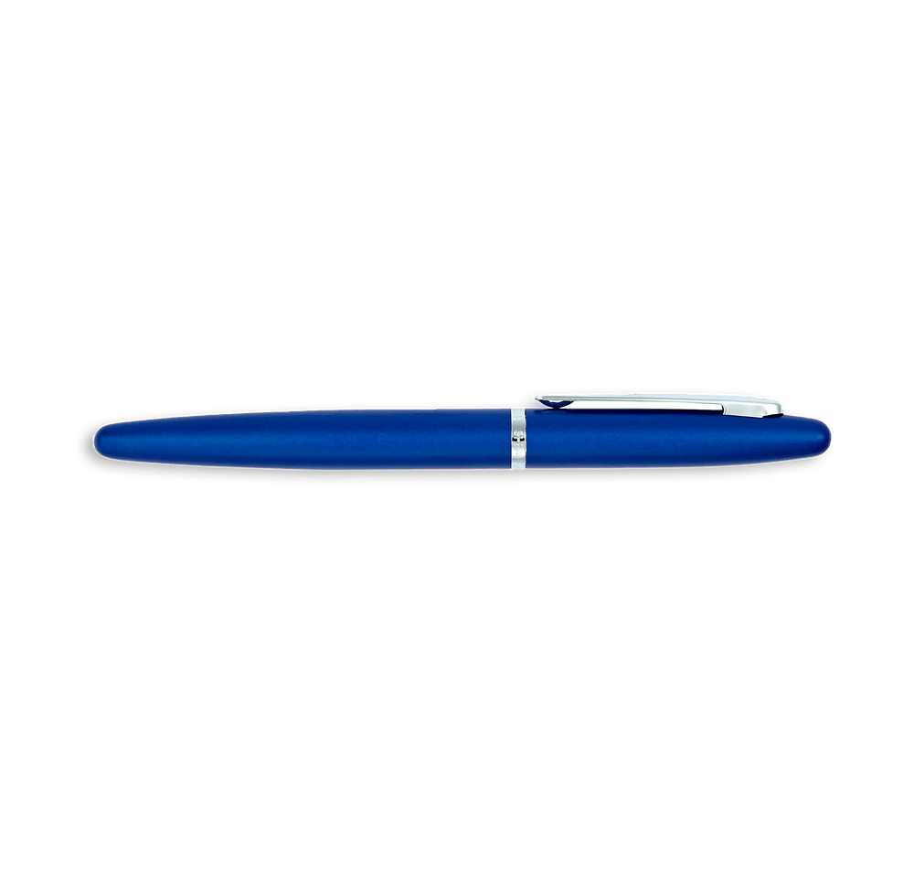 Laser Engraved Sheaffer VFM Blue Rollerball Pen (black ink)-default