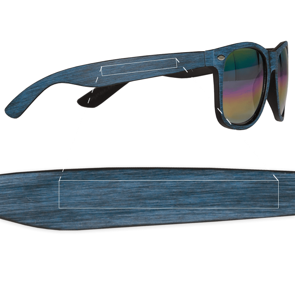 Woodtone Mirrored Malibu Sunglasses-default
