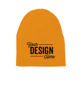 Yupoong Solid Beanie - Color: Gold