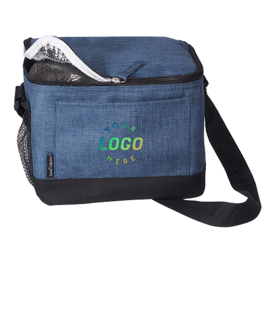 Strand Snow Canvas 6 Can Cooler Lunch Bag in BLUE