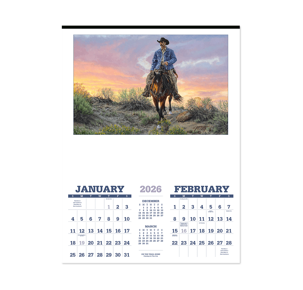 American West by Tim Cox Calendar-default