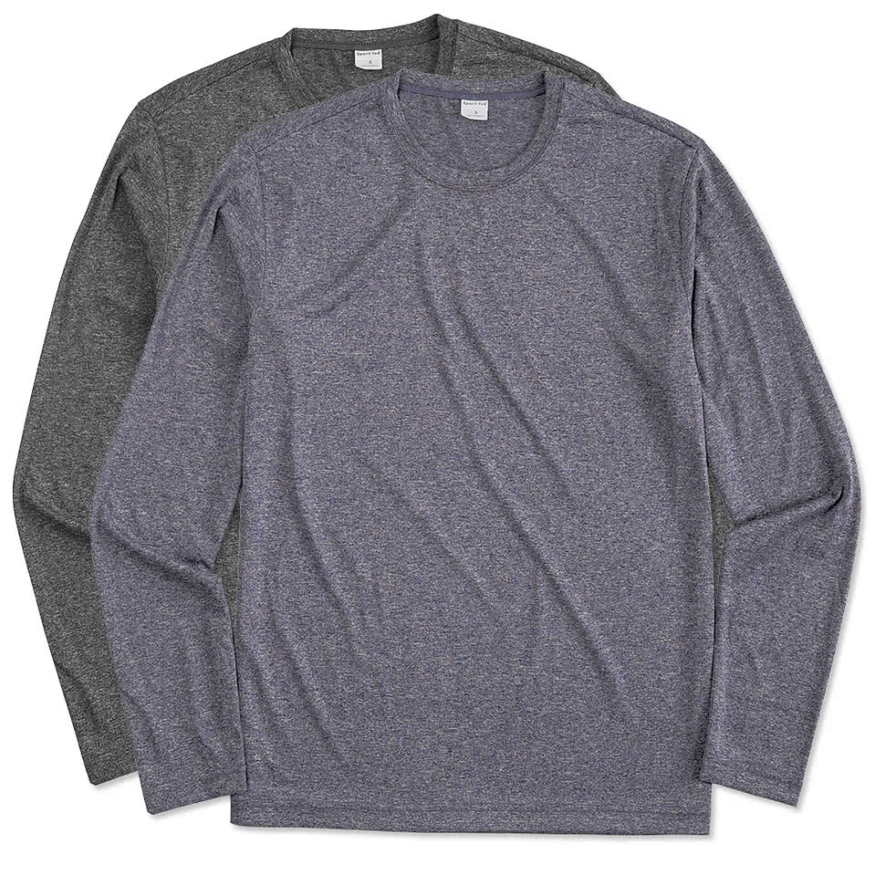 Sport-Tek Heather Contender Long Sleeve Performance Shirt