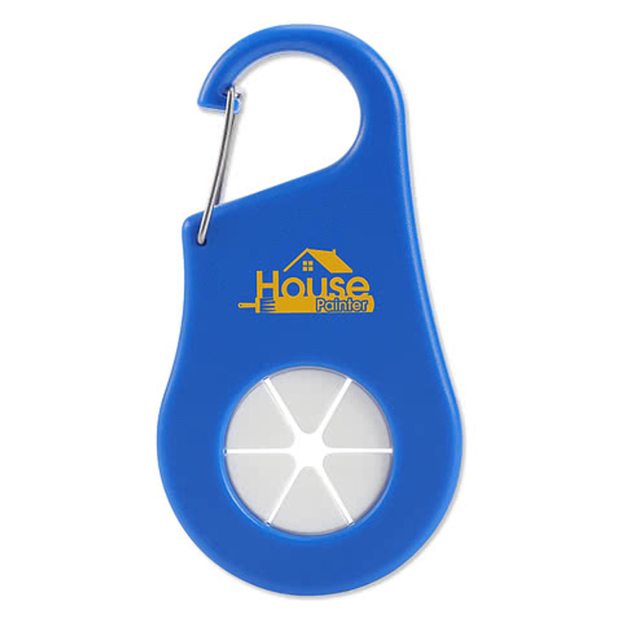 Clipper Carabiner Towel & Bottle Holder in White