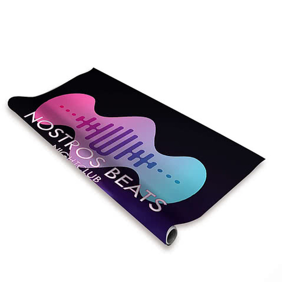 Full Color 24" x 92" Everyday Display Single-Sided Replacement Banner in White