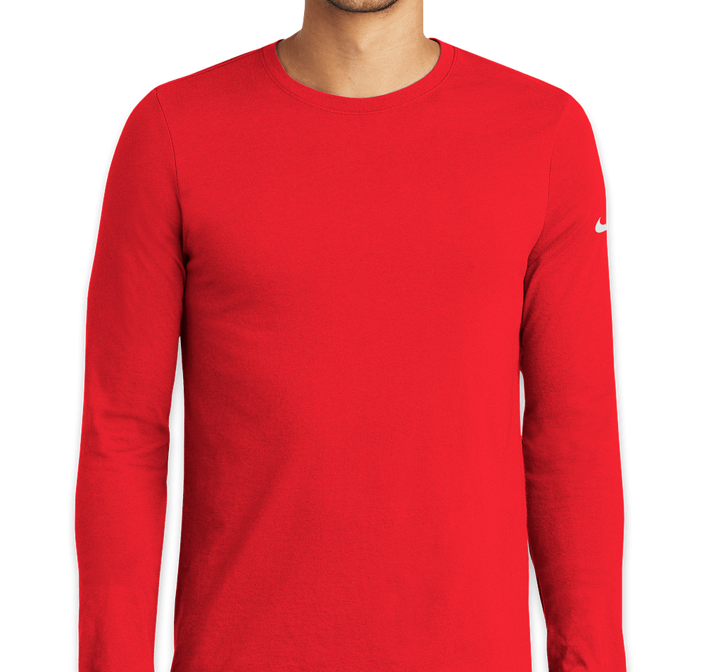 Nike Dri-FIT Long Sleeve Jersey Blend Performance Shirt-default
