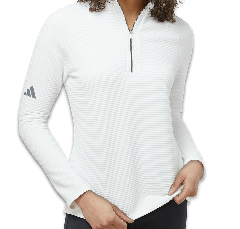 Adidas Women's Spacer Recycled Quarter Zip Sweatshirt-default