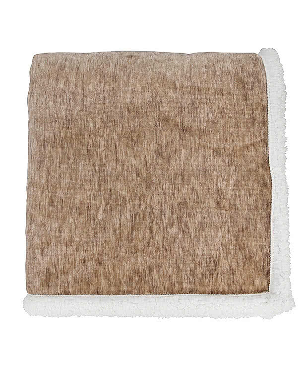 Two-Tone Sherpa Blanket