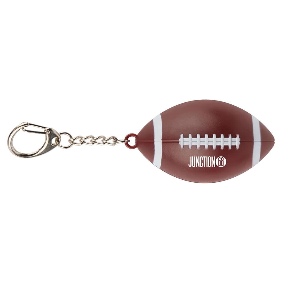 Football SPF 15 Lip Balm Keychain