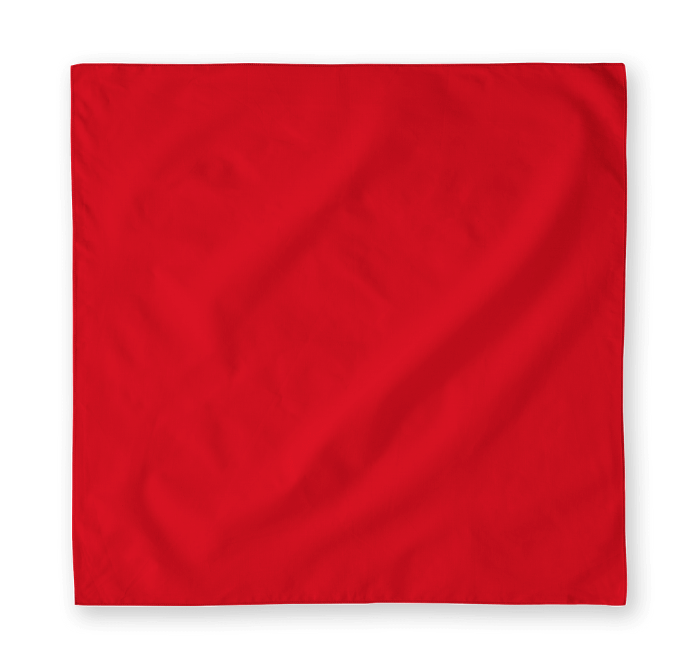 Augusta 100% Cotton Solid Bandana (Centered Design)-default