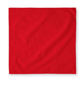 Port Authority 100% Cotton Bandana (Centered Design) - Color: Red