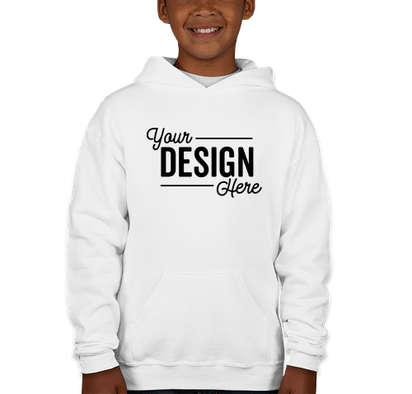 Jerzees Youth Nublend 50/50 Pullover Hoodie - White