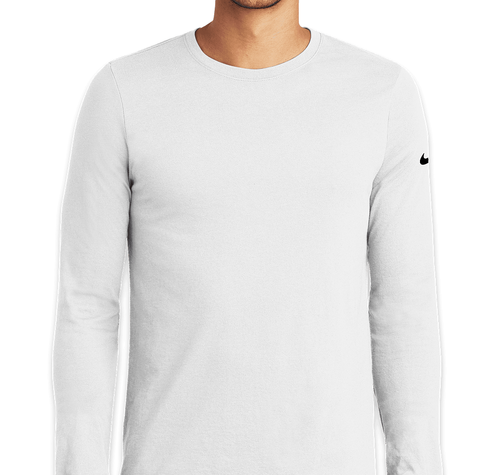 Nike Dri-FIT Long Sleeve Jersey Blend Performance Shirt-default