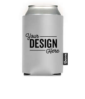 Deluxe Vinyl Foldable Can KOOZIE ® - Color: Silver
