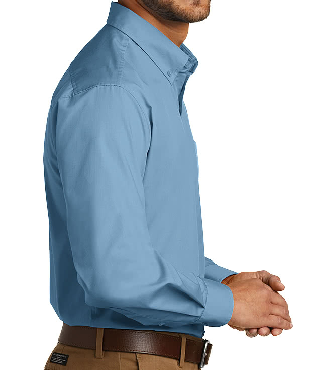 Port Authority Carefree Poplin Dress Shirt - Embroidered