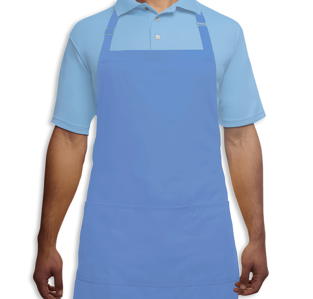 Blue Generation Scotchgard Treated Full Length Four-Pocket Apron - Embroidered-default