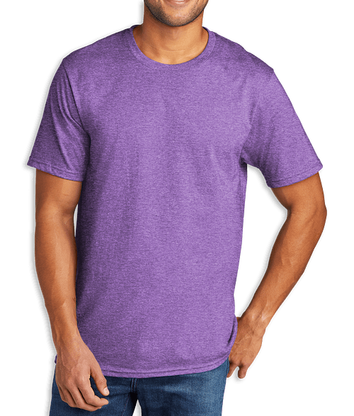 Port & Company Core Tri-Blend T-shirt in Team Purple Heather