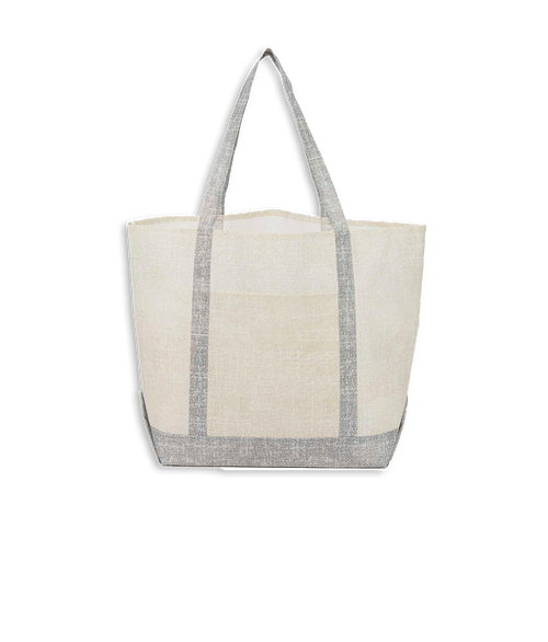 Beacon Recycled Non-Woven Tote Bag in Gray