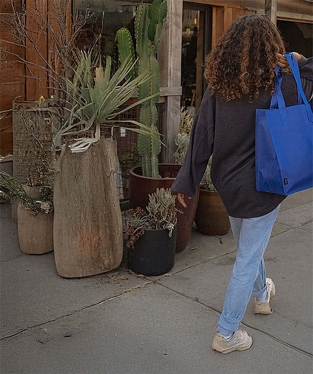 Arlo Recycled Deluxe Shopper Tote Bag