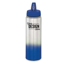 25 oz. Gradient Aluminum Water Bottle - Color: Royal