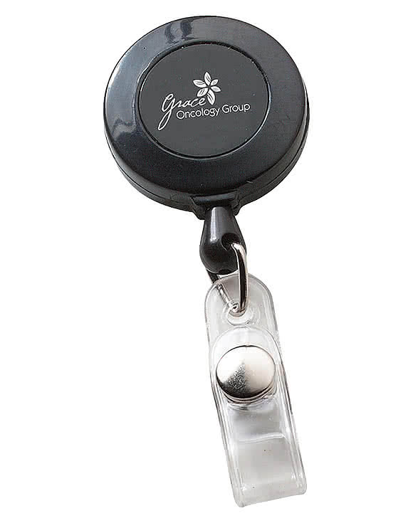 Economy Round Retractable Badge Holder