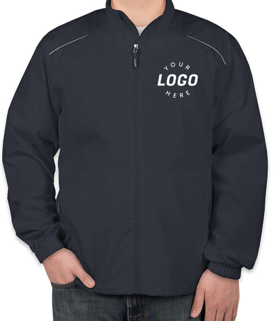 Core 365 Lightweight Full Zip Jacket - Printed in Classic Navy