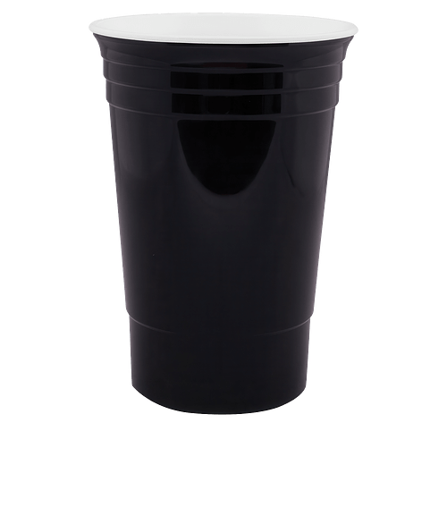16 oz. Double-Wall The Party Cup in BLACK