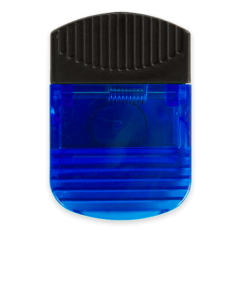 Jumbo Magnetic Memo Clip with Grip in Translucent Blue