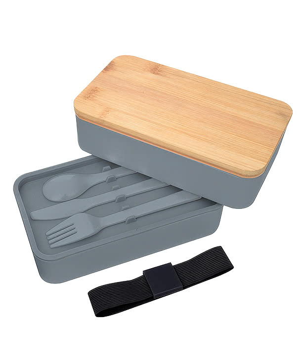 Laser Engraved Stackable Bento Lunch Set
