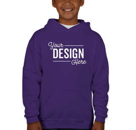 Jerzees Youth Nublend 50/50 Pullover Hoodie - Color: Deep Purple