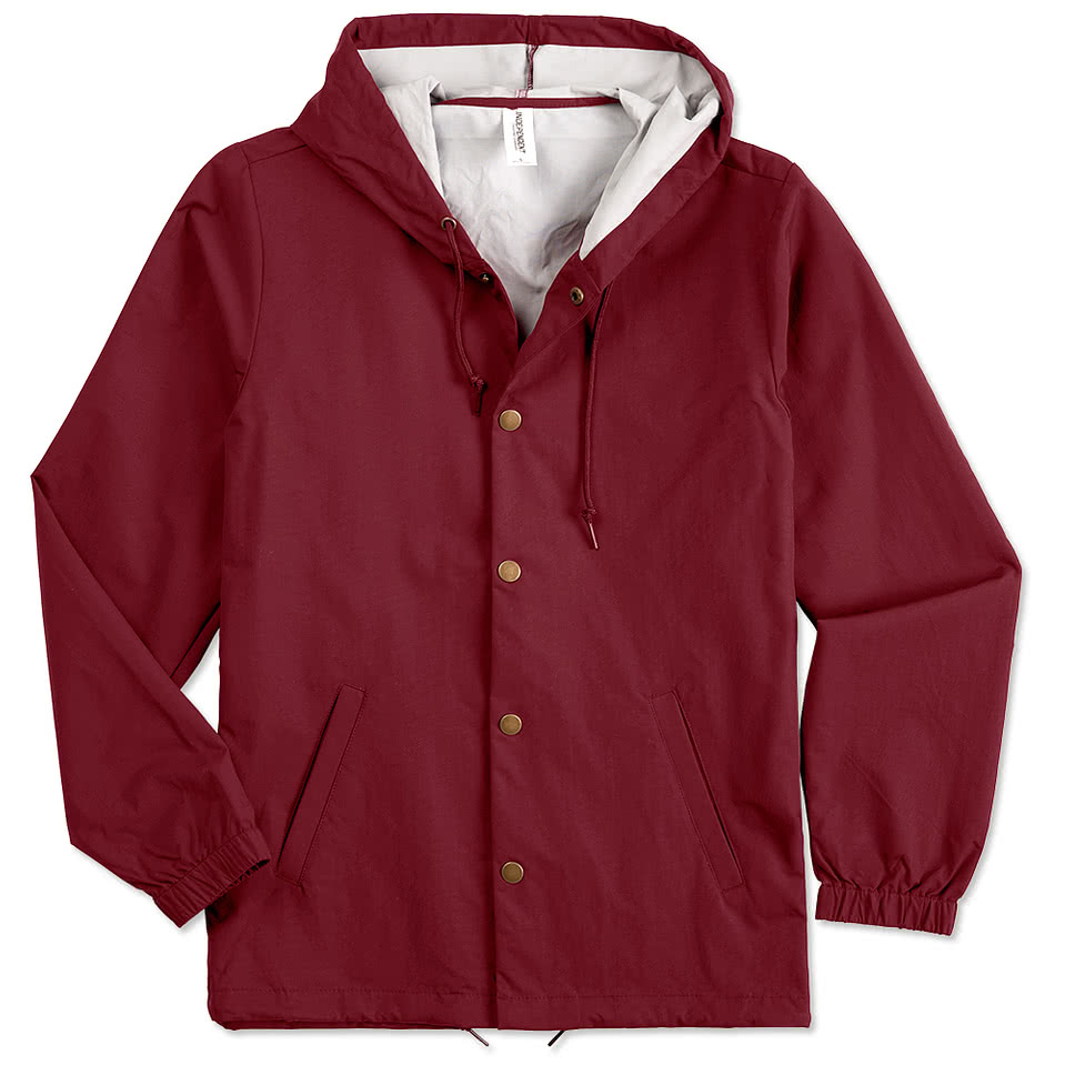 Independent Trading Hooded Coaches Jacket