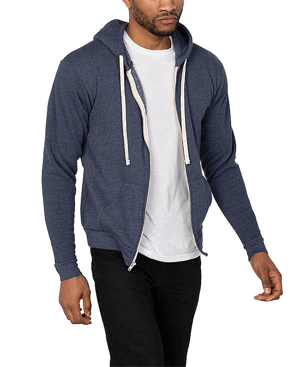 Royal Apparel USA-Made Organic Eco Zip Hoodie