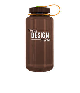 32 oz. Nalgene Tritan Wide Mouth Water Bottle - Color: Woodsman / Espresso / Pumpkin / Kiwi