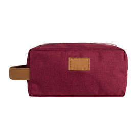 Heathered Toiletry Dopp Kit - Color: Wine