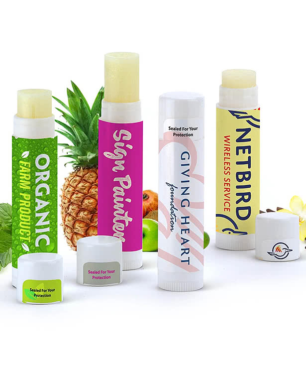 Full Color Natural Beeswax Peppermint Lip Moisturizer