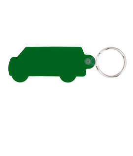 Van Shaped Keychain - Color: Translucent Green