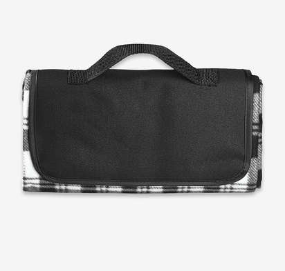 Fold Up Fleece Picnic Blanket-default