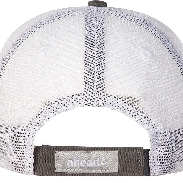 Ahead Solana Pigment Dyed Trucker Hat - Rectangle Patch - Printed