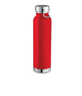 22 oz. Thor Copper Vacuum Insulated Water Bottle - Color: Red