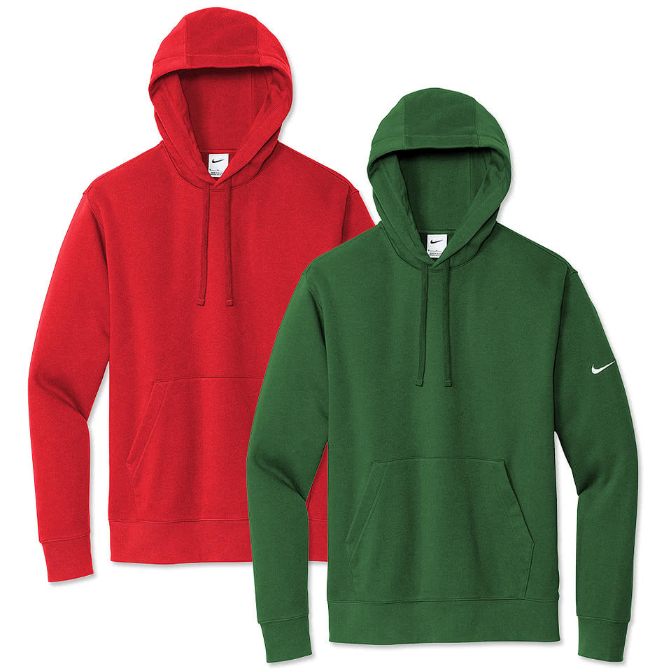 Green and discount red nike hoodie