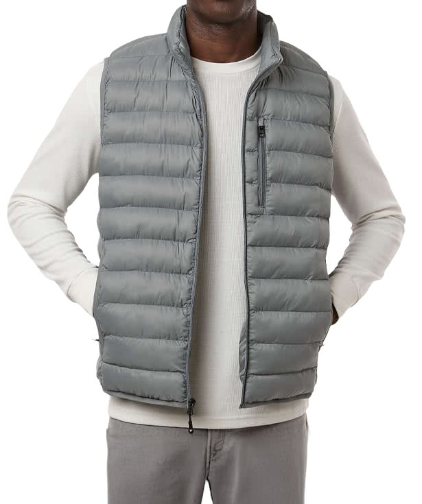 Weatherproof Lightweight Poly-Filled Packable Vest