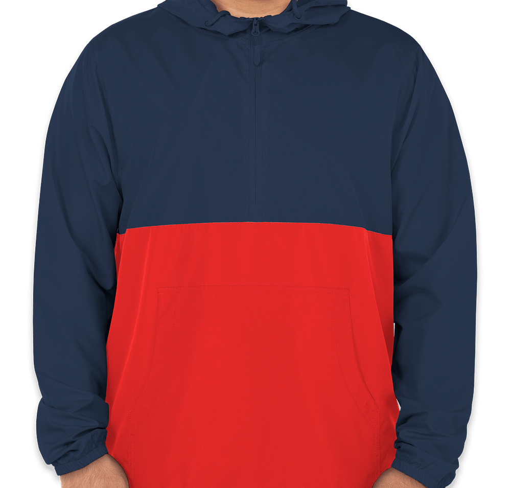 Independent Trading Quarter Zip Windbreaker-default