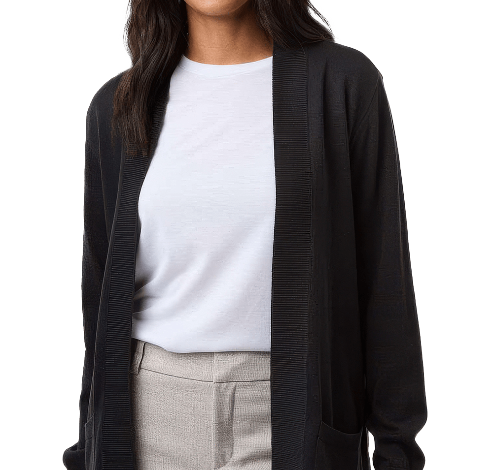 Devon & Jones Women's New Classics Recycled Open Cardigan-default