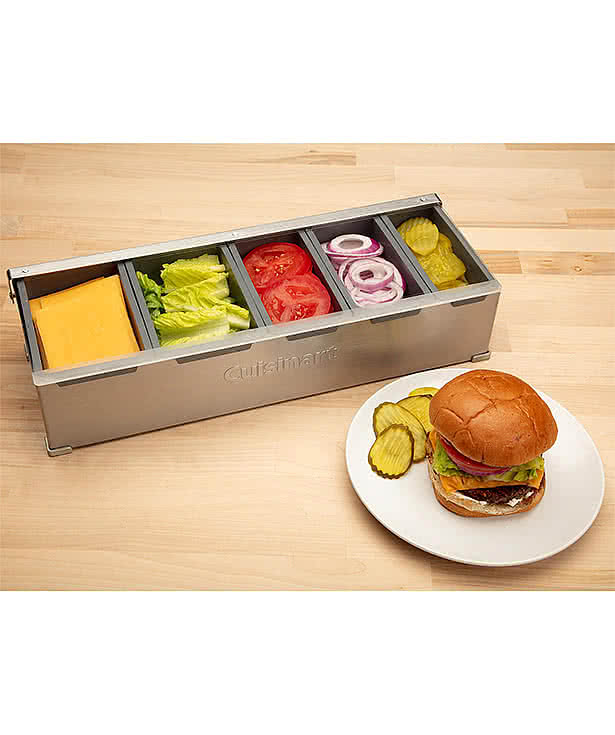 Laser Engraved Cuisinart Outdoors Condiment and Topping Station