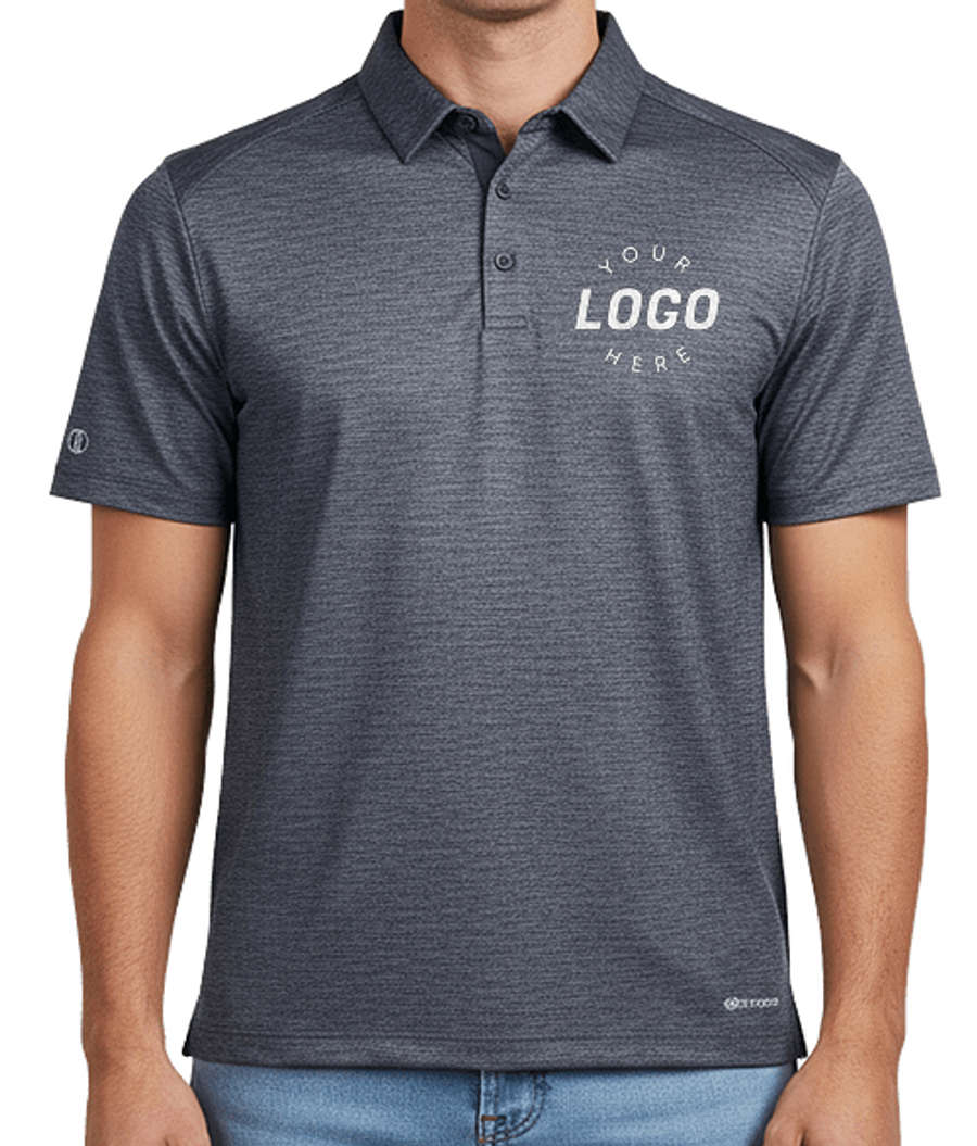 Holloway Electrify UPF 50+ Performance Polo - Embroidered in Navy Heather