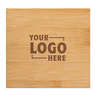 Laser Engraved Bamboo Coasters (Set of 4)