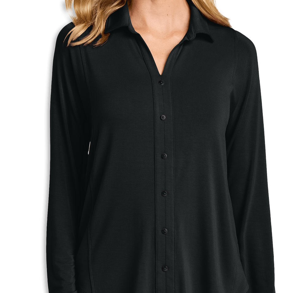 Port Authority Women's Luxe Knit Button Tunic-default