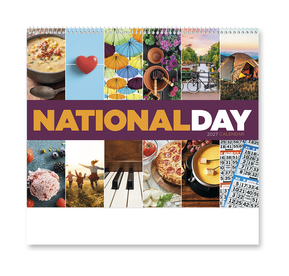 National Day Spiral Monthly Calendar-default