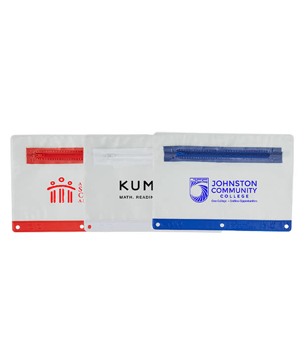Clear Zippered Pencil Case