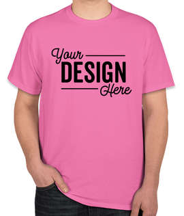 Canada - Fruit of the Loom 100% Cotton T-shirt - Color: Azalea
